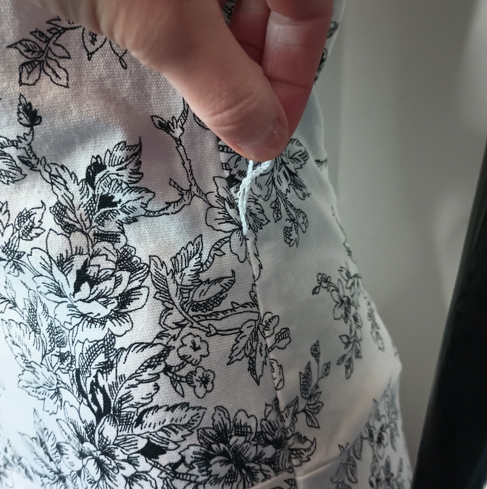 Vintage Studio Y Y2K Strapless Dress 9/10 Floral Drop Waist Coquette Romantic - Picture 4 of 12